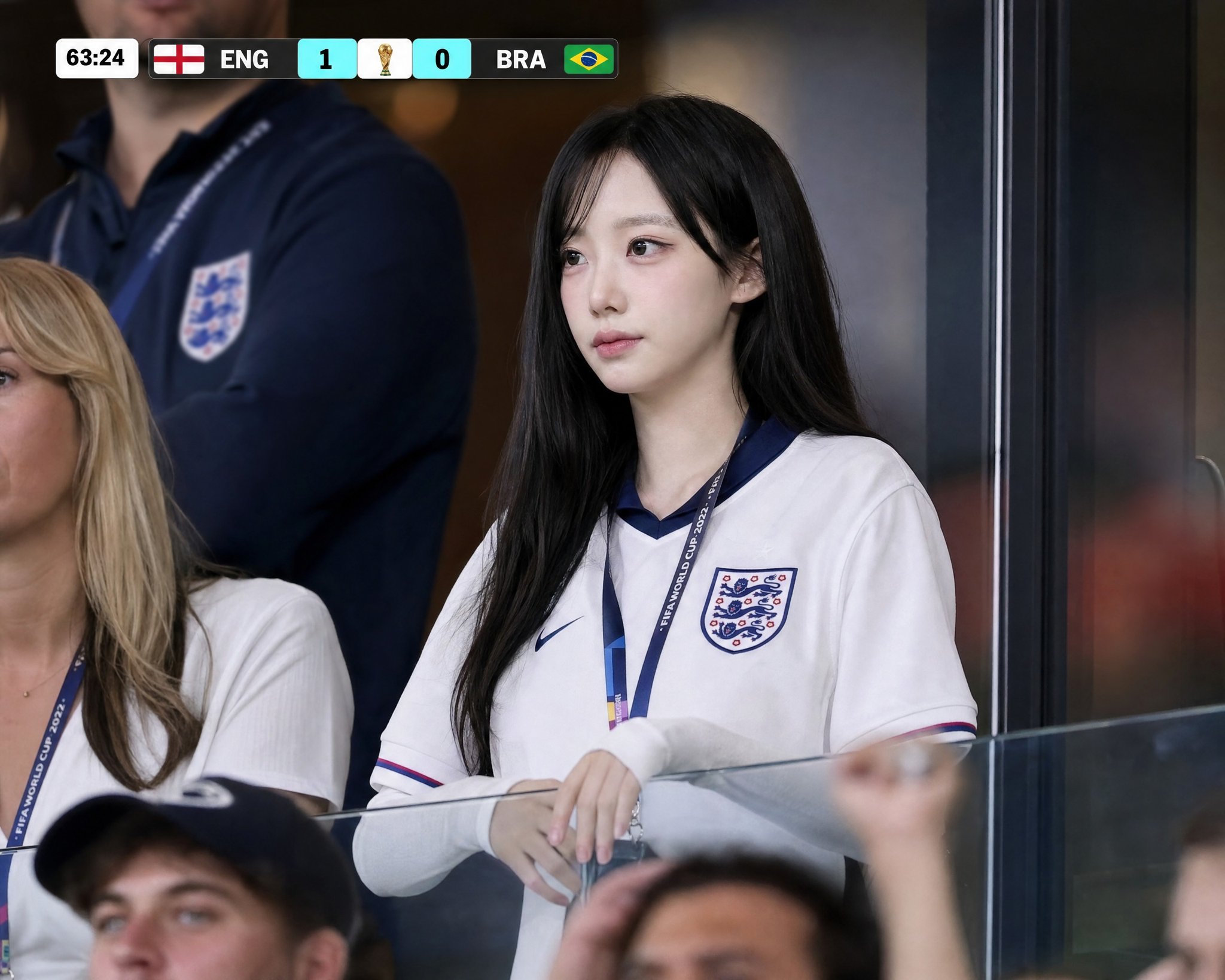 2026 World Cup VIP box live cutaway realistic photography