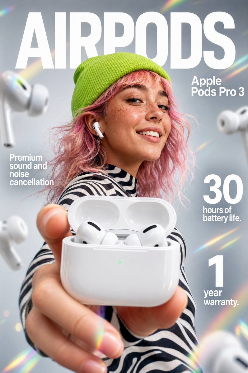 E-commerce Headphone Infographic Prompt