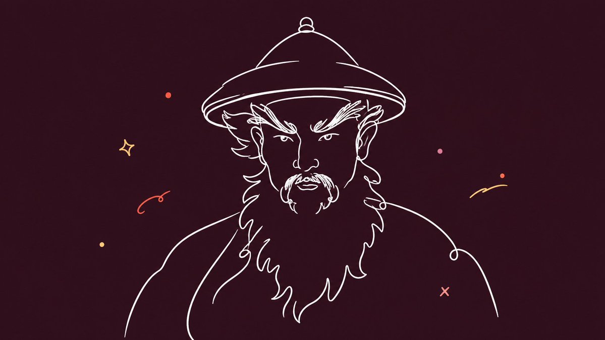 Minimalist Single-Line Social Media Avatar