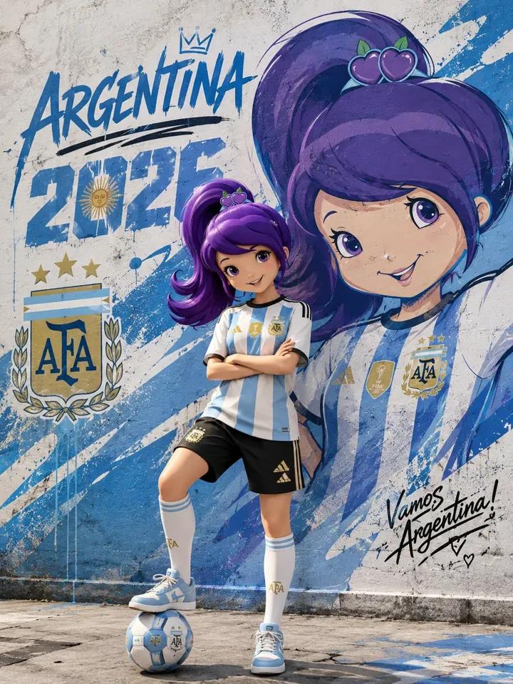 Urban graffiti style football poster