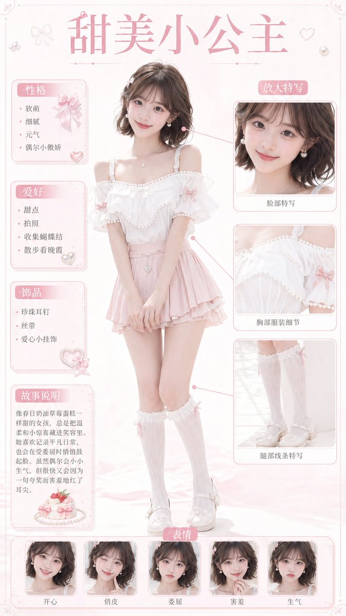 Female anime, realistic, snow, elegant