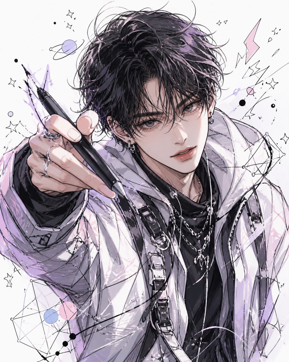 Anime-style artist avatar (face obscured).