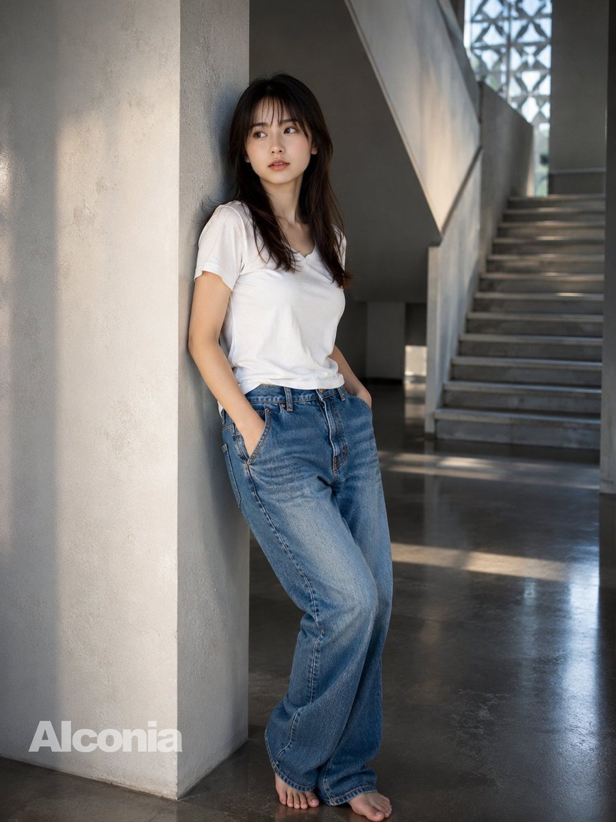 Portrait realistic minimalist interior