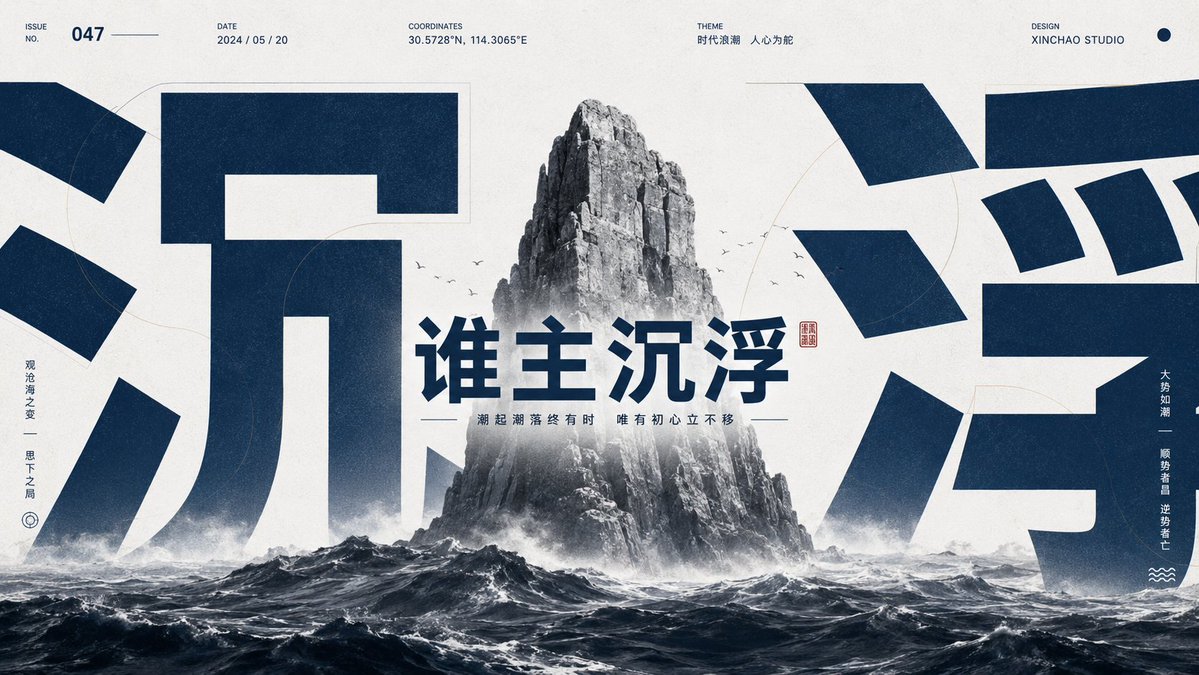 Bird cinematic poster ocean mountain