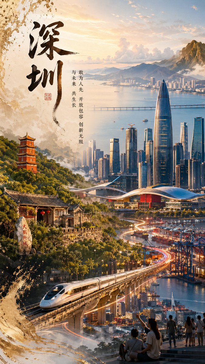 Dragon Poster Realistic City