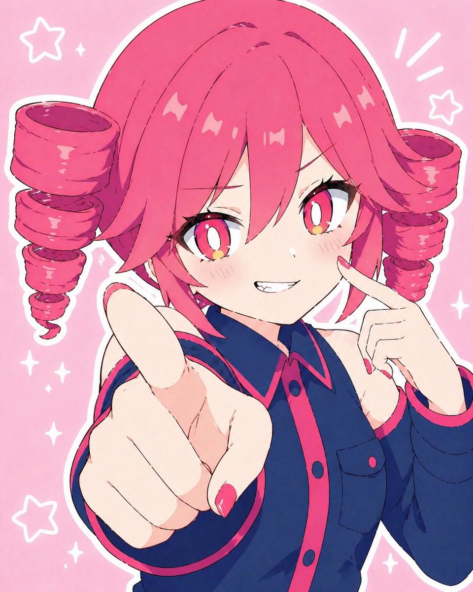 Portrait anime illustration cute